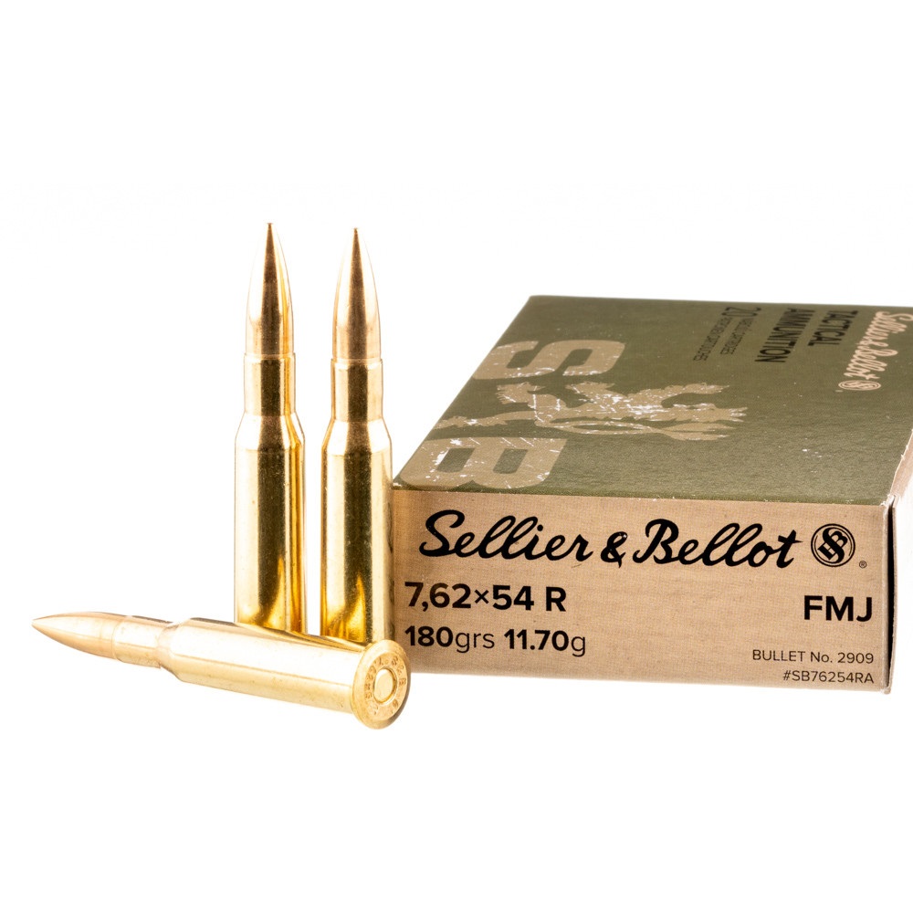 7,62x54R S&amp;B FMJ 180gr/11,7g