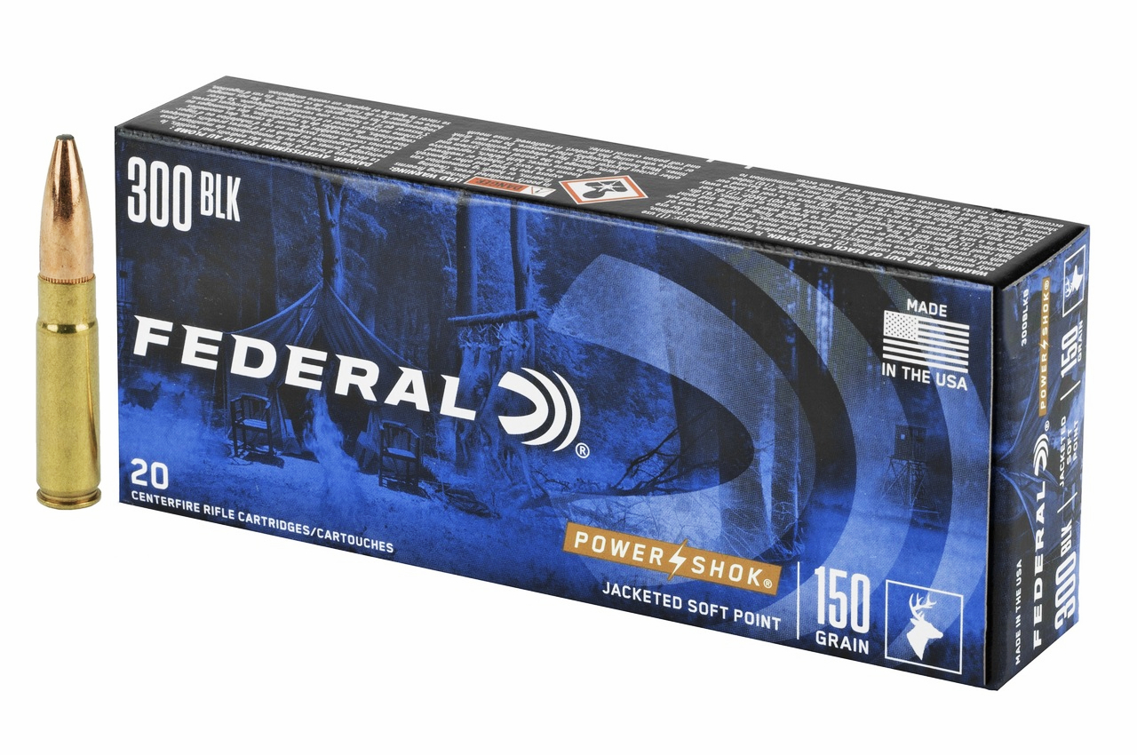 .300 AAC BLK Federal Power-Shok 150gr/9,72g
