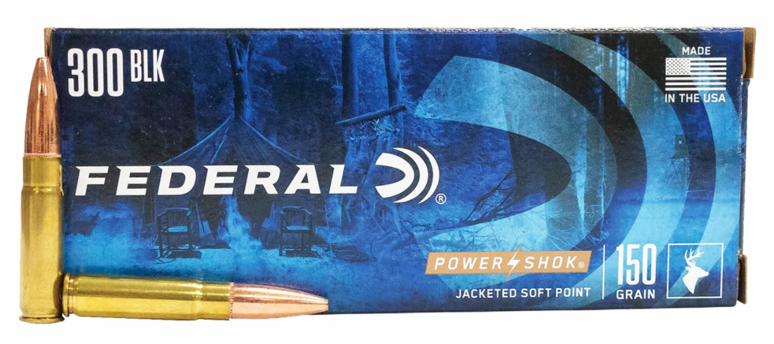 .300 AAC BLK Federal Power-Shok 150gr/9,72g 2