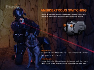 Taktické laserové svietidlo Fenix GL22 3