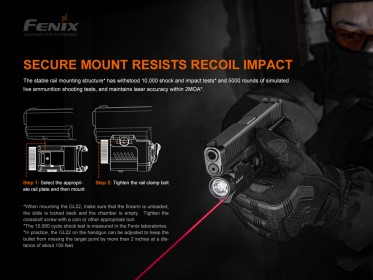 Taktické laserové svietidlo Fenix GL22 4