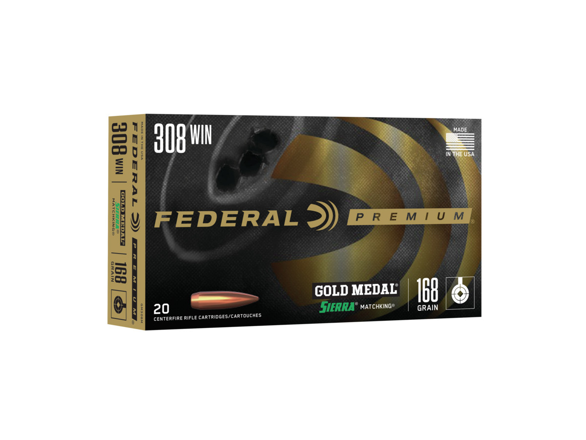 .308win Federal Gold Medal S 168gr/10,8g