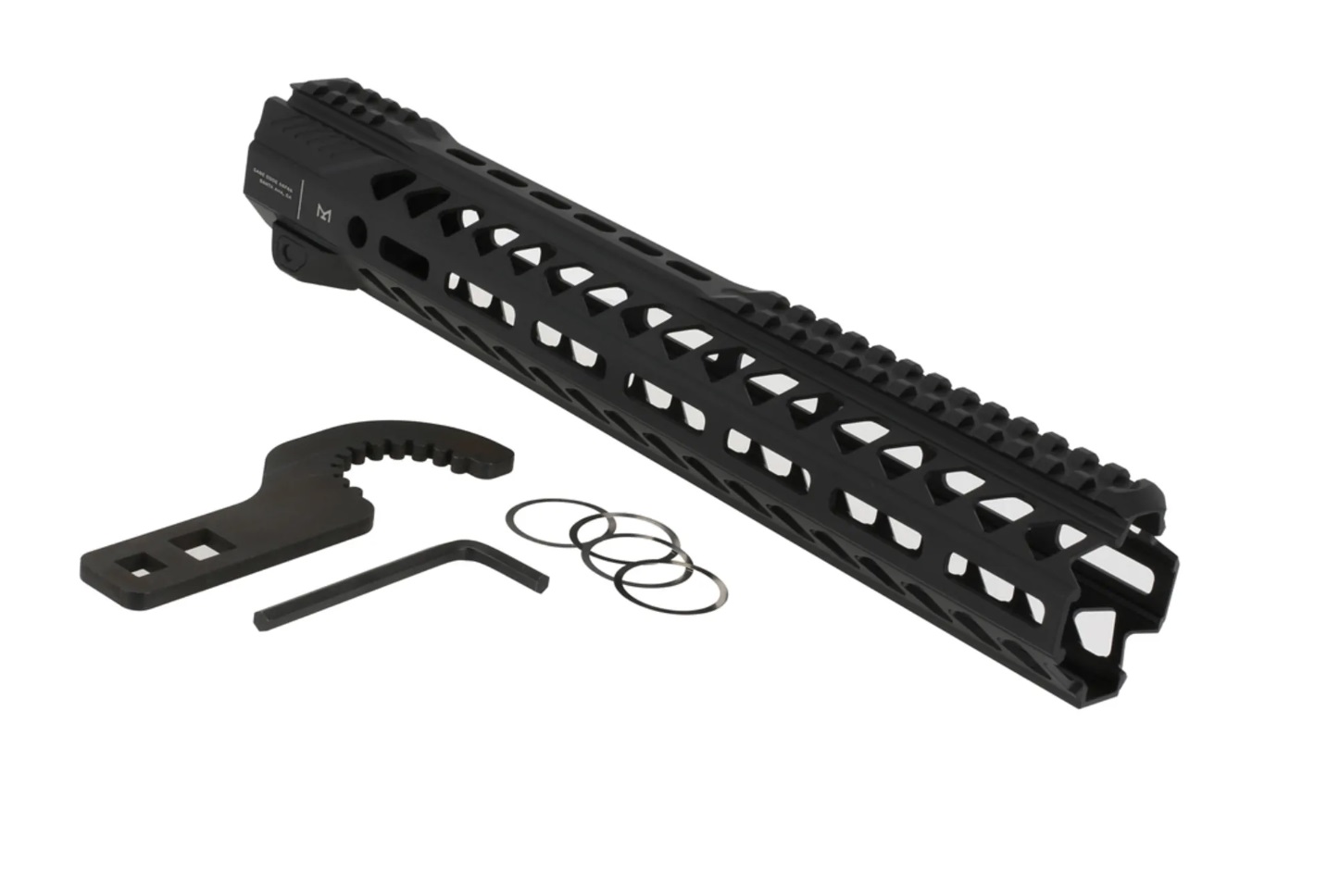 Strike Industries 13,5" M-lok predpažbie AR15 - čierne 4