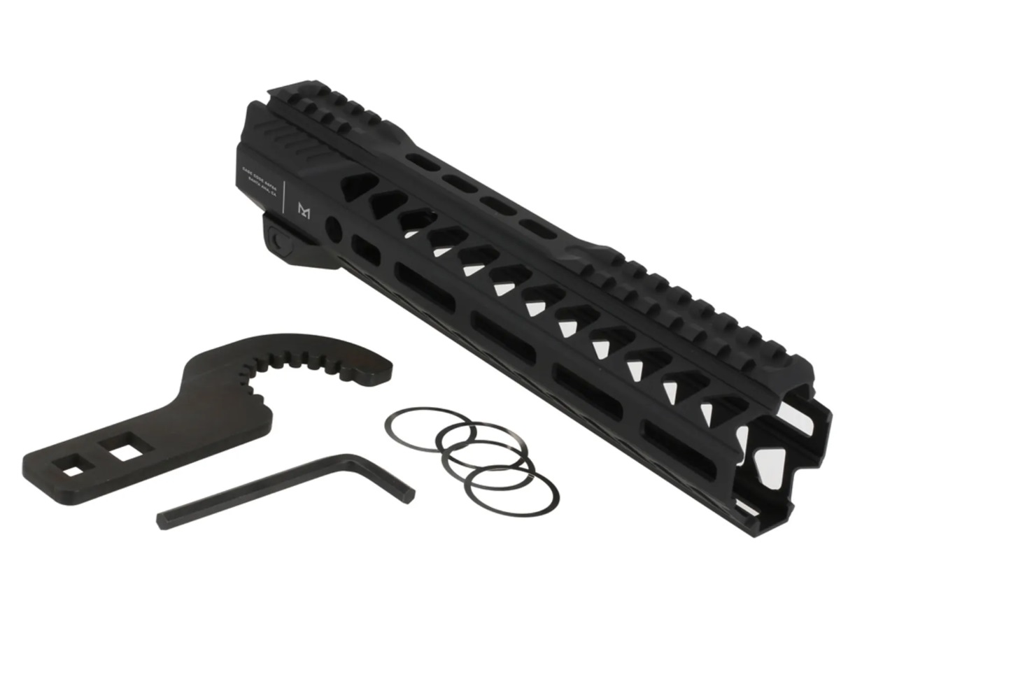 Strike Industries 10" M-lok predpažbie AR15 - čierne 3