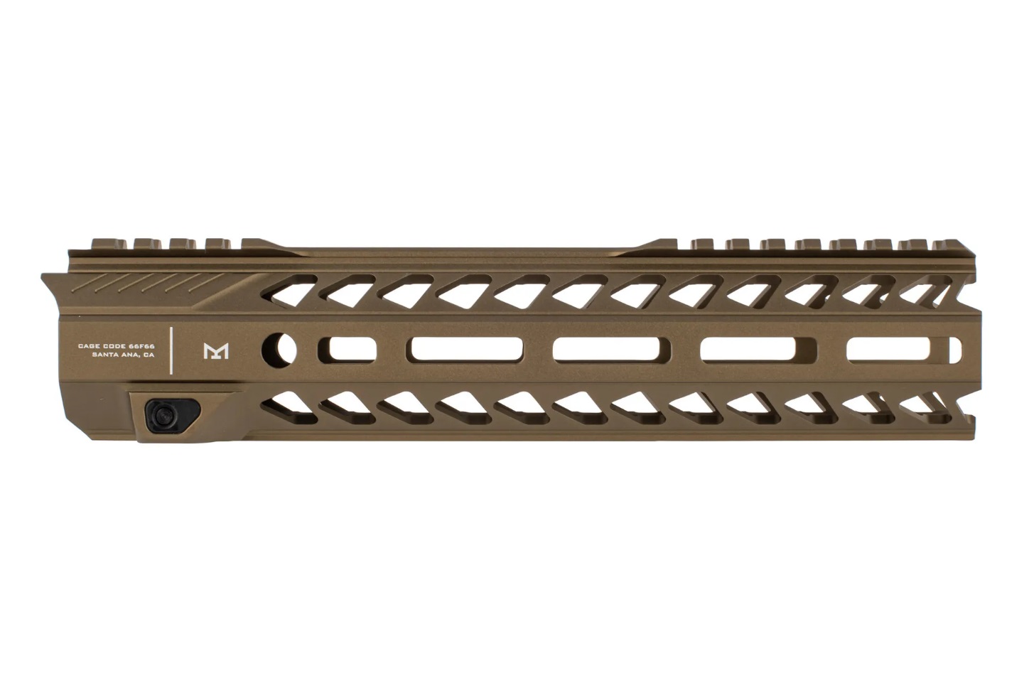 Strike Industries 10" M-lok predpažbie AR15 - FDE 3