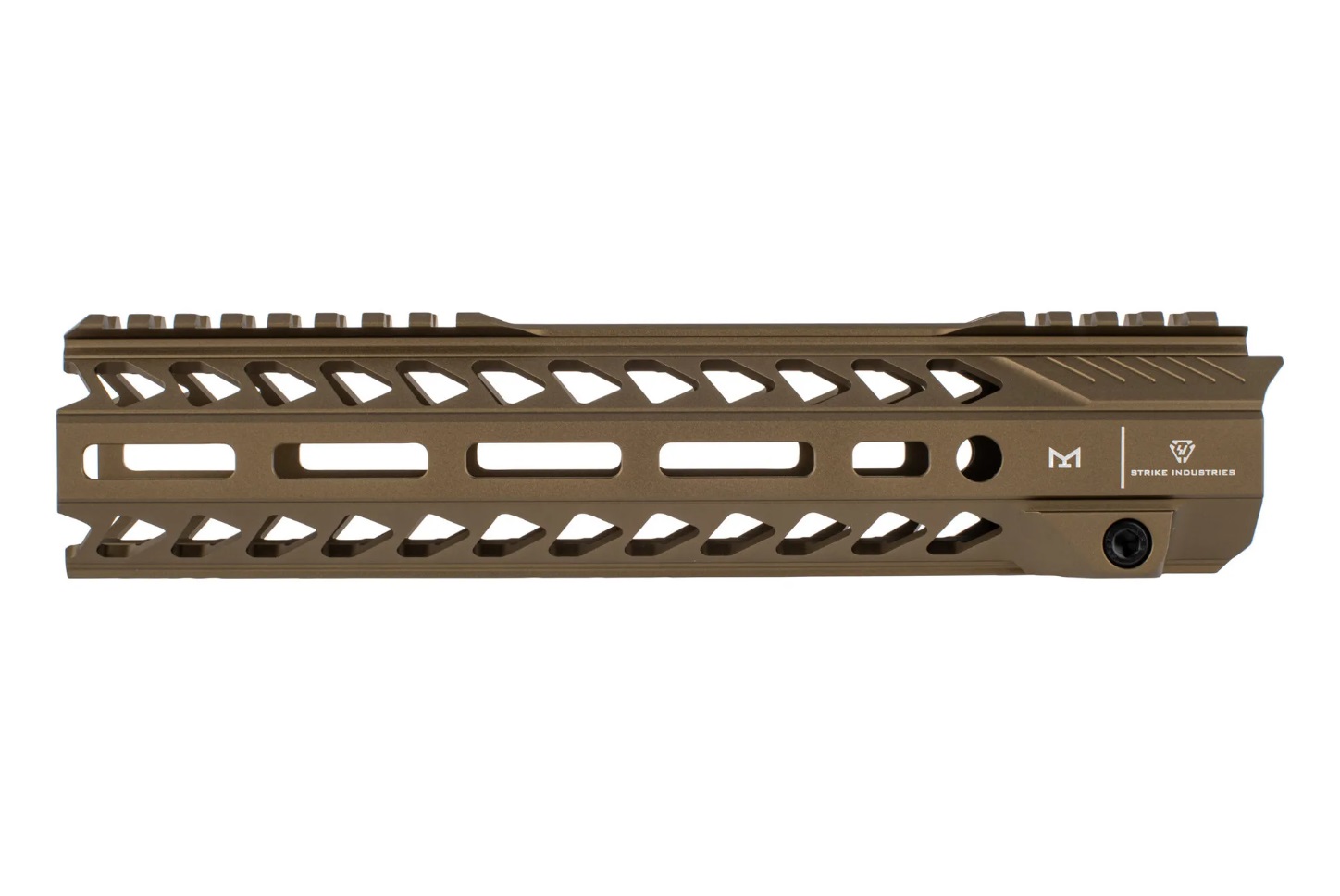 Strike Industries 10" M-lok predpažbie AR15 - FDE 4