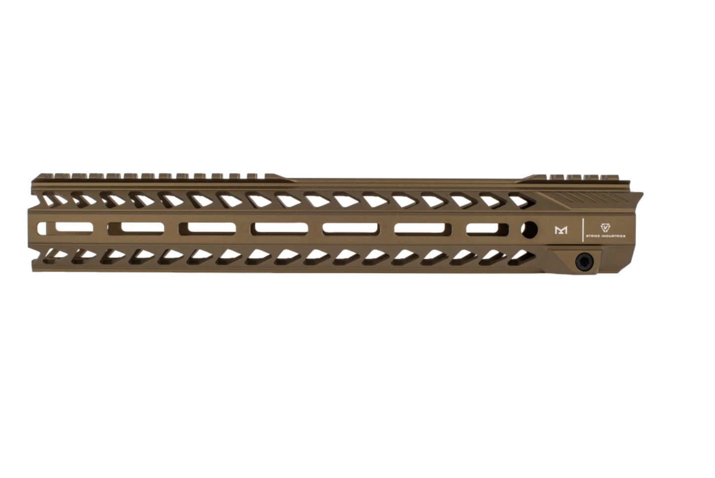 Strike Industries 13,5" M-lok predpažbie AR15 - FDE 4