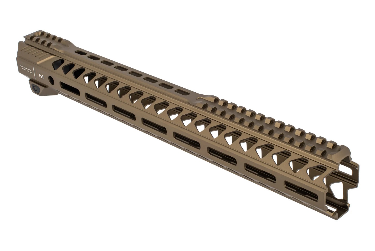 Strike Industries 15,5" M-lok predpažbie AR15 - FDE 2