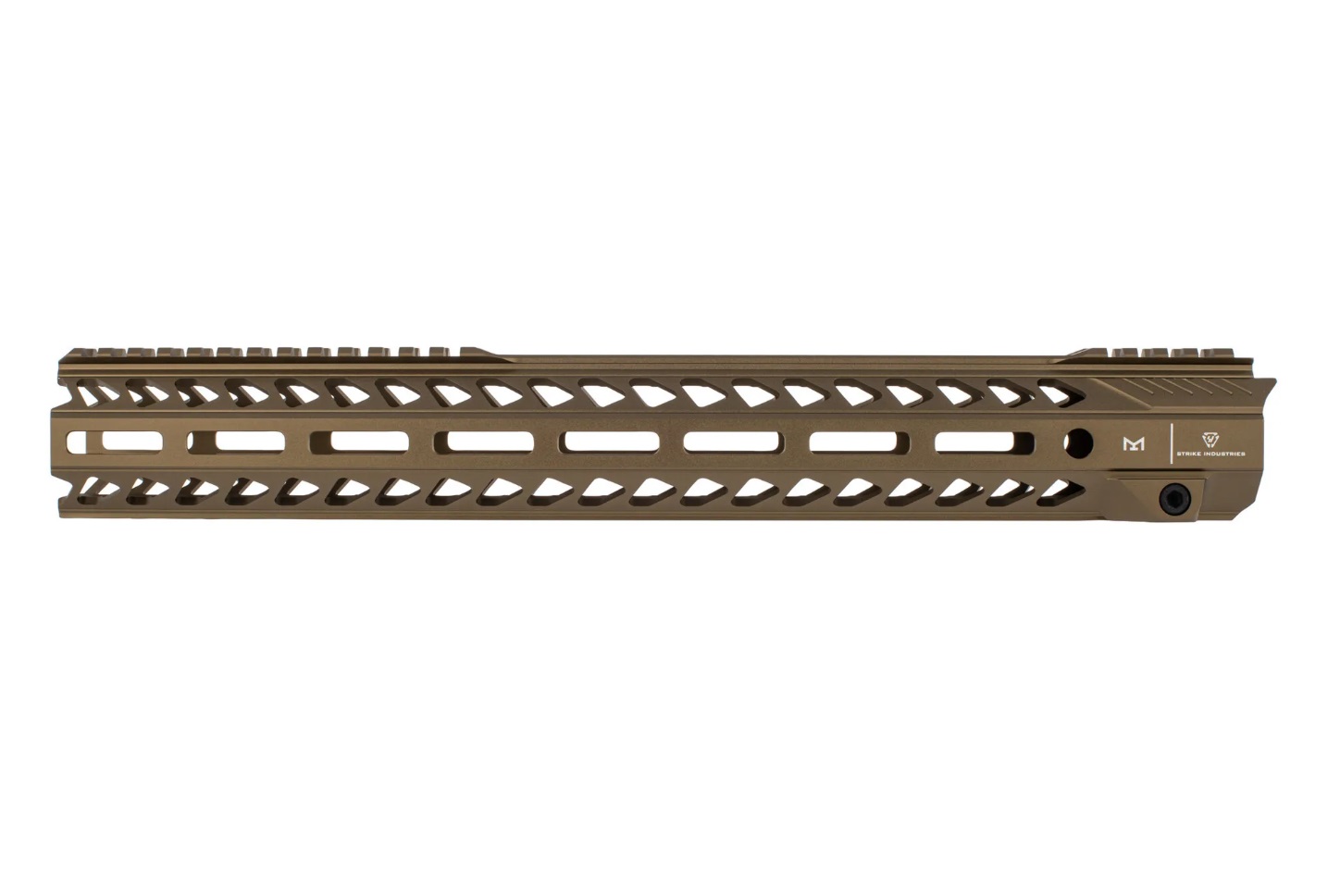 Strike Industries 15,5" M-lok predpažbie AR15 - FDE 4