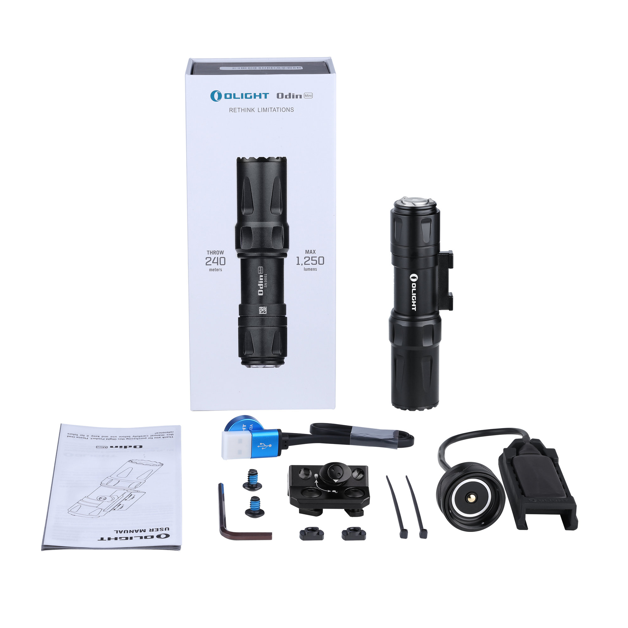 Olight Odin mini black - 1250 lm 5