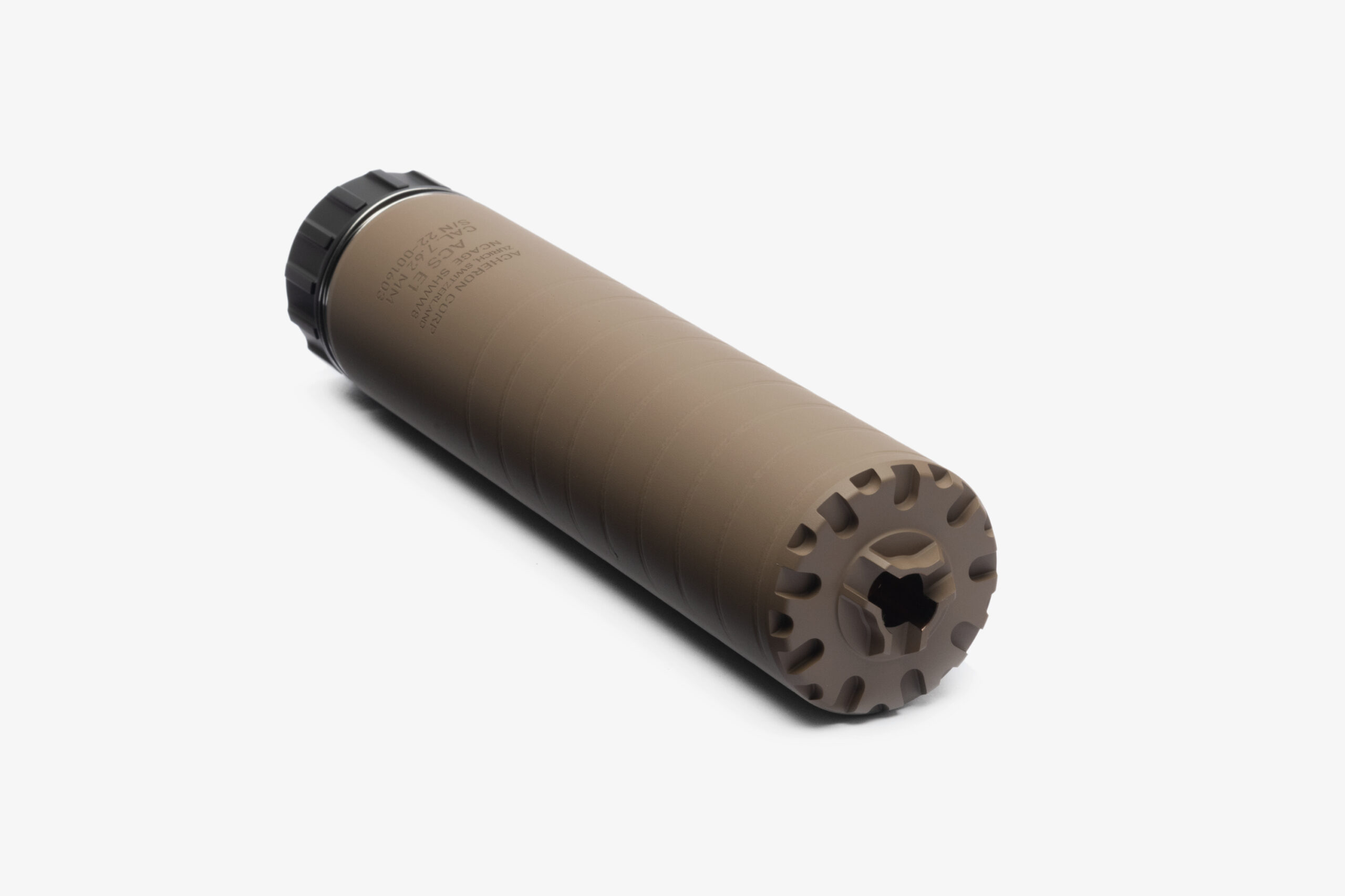 Acheron HexaLug Tlmič ACS E1 7,62mm HexaLug FDE
