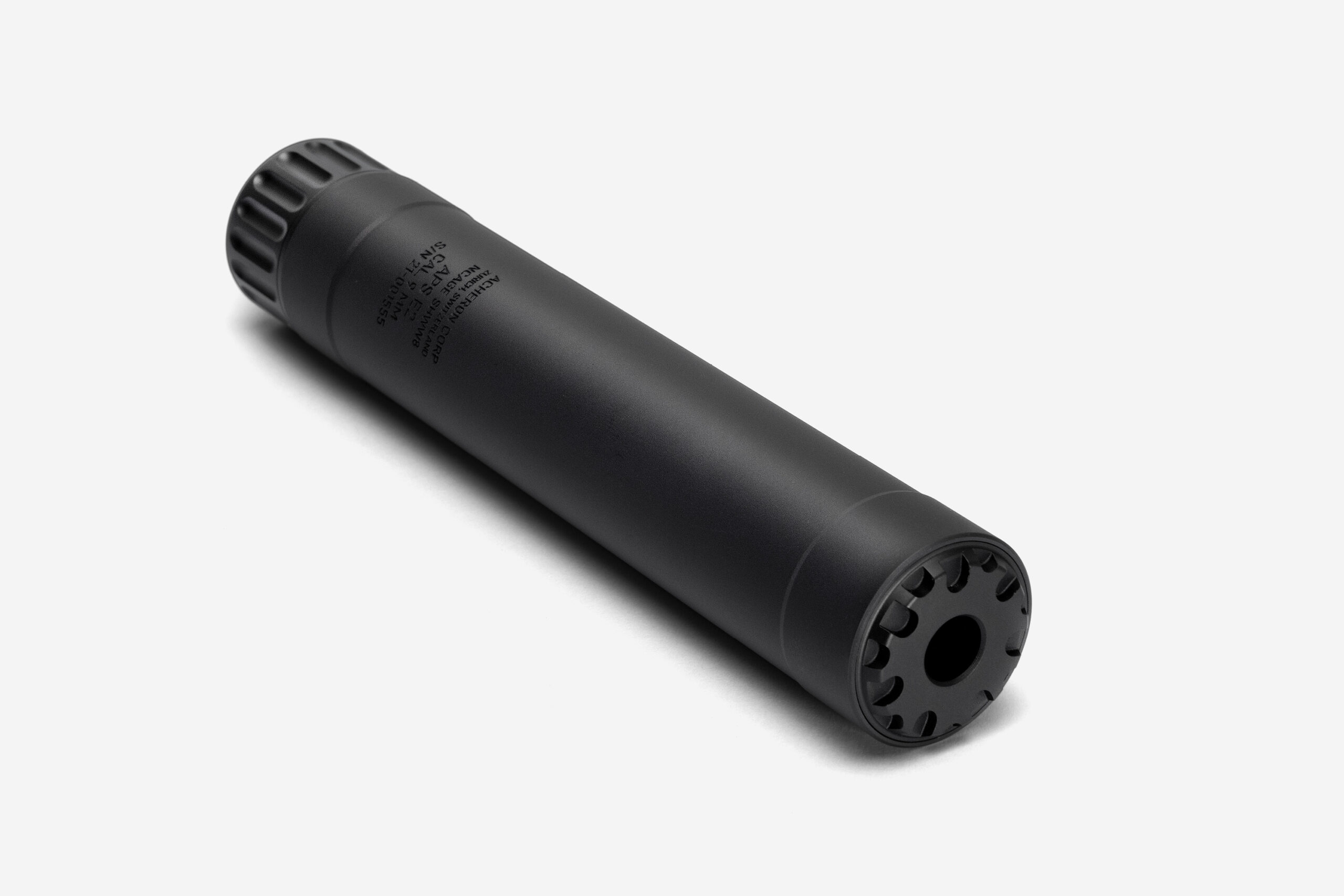 Acheron Tlmič APS E2 9mm čierny závit M13.5 x 1L