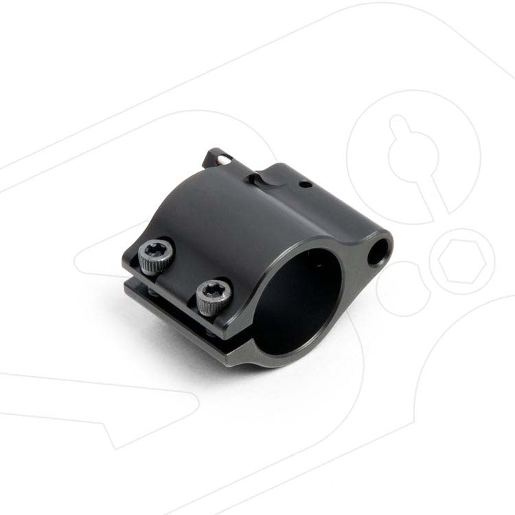 Superlative Arms nastaviteľný Gas Block pre AR15 - .750 upínanie torx skrutkami 4