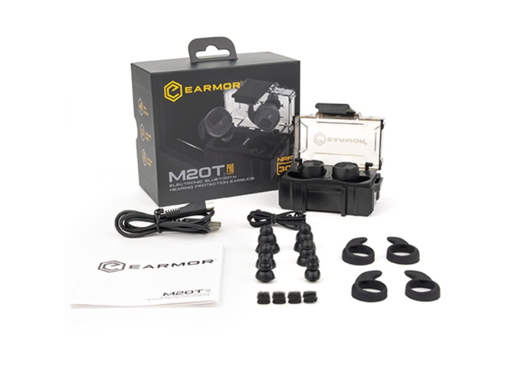 OPSMEN M20T PRO Elektronické štuple - čierne 2