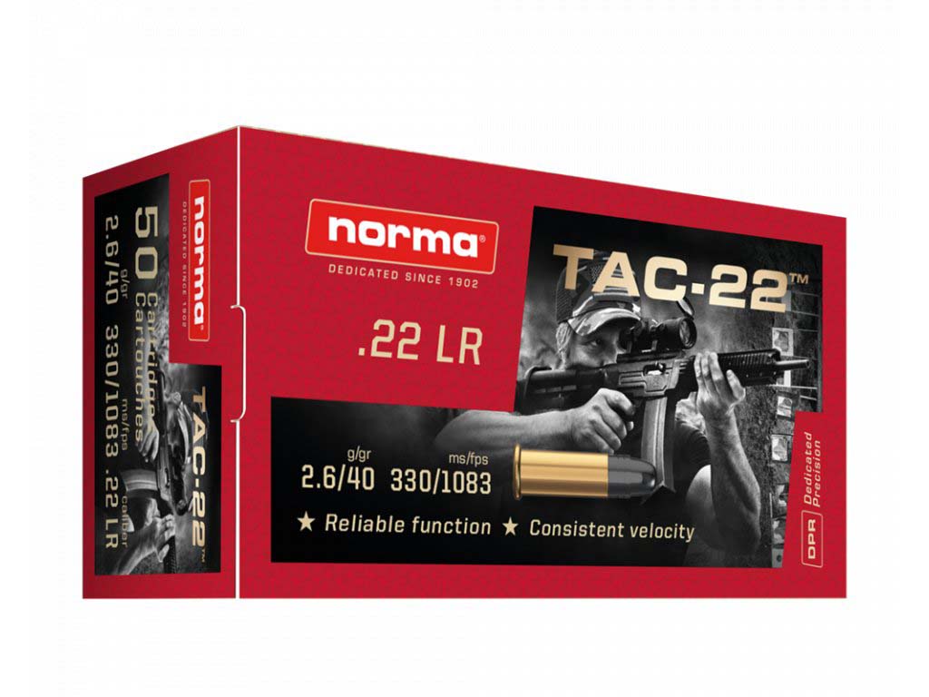 .22LR Norma LR TAC-22 40gr
