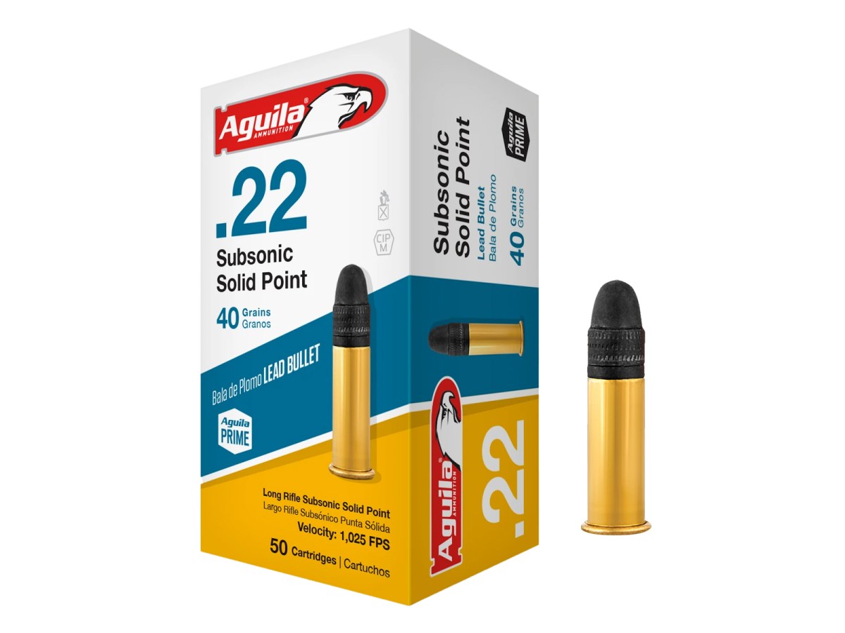 .22LR Aguila Subsonic SP 40gr