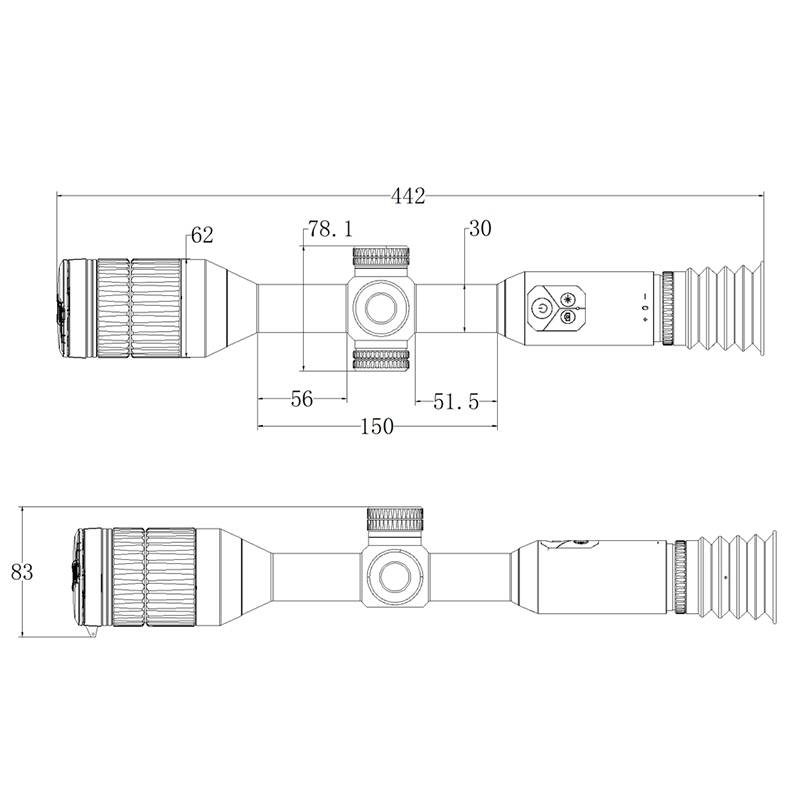 Nočné videnie HIKMICRO ALPEX A50TN 850nm 2