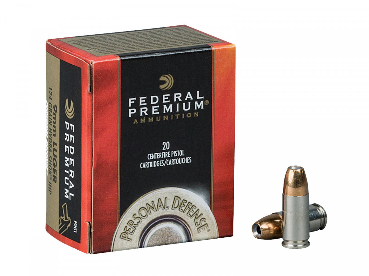 9mm Luger Federal HST 124gr/8g JHP