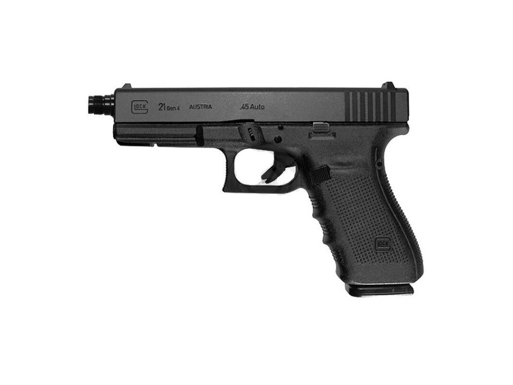 GLOCK 21 Gen4 so závitom, kal. .45 Auto