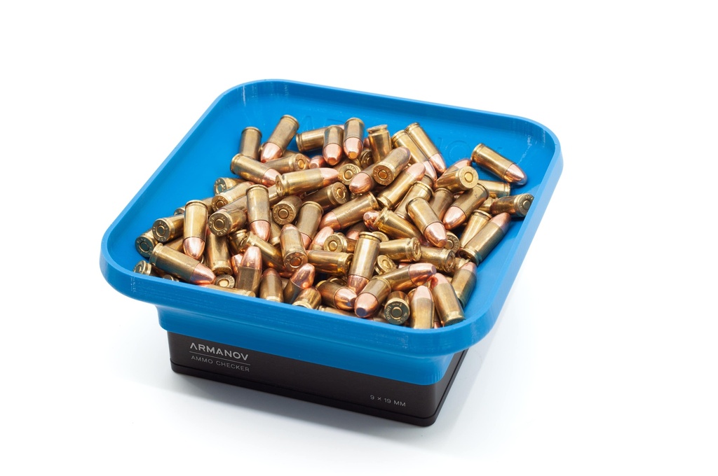 Armanov Plnička kalibračného boxu na náboje 9mm 2