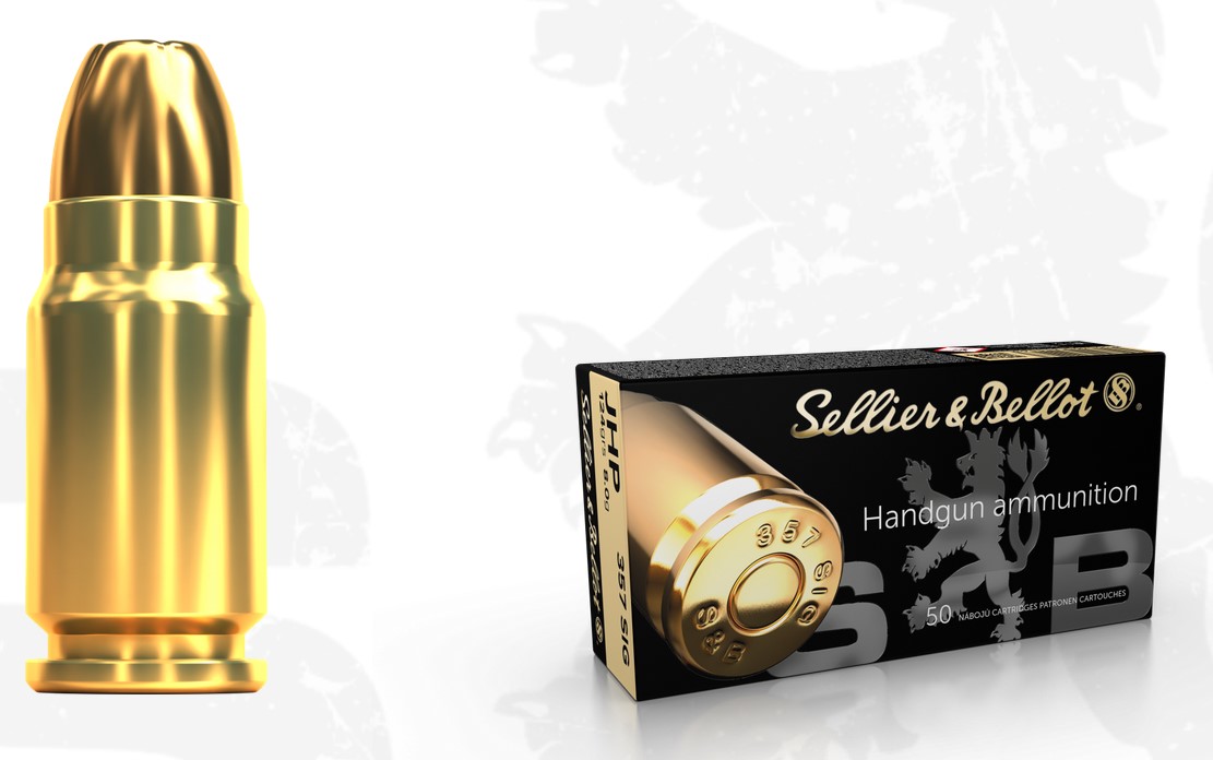 .357 Sig S&amp;B JHP 124gr/8g