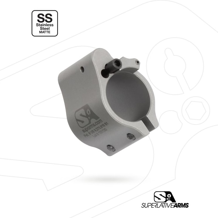 Superlative Arms nastaviteľný Gas Block pre AR15 - .750 STS sťahovací