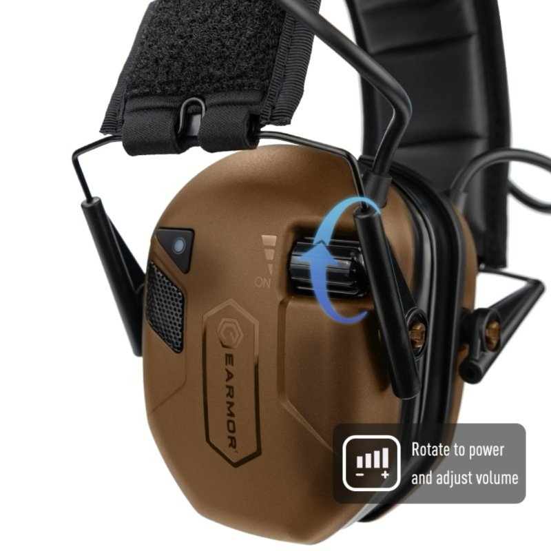 EARMOR OPSMEN M300T chrániče sluchu zelené 4