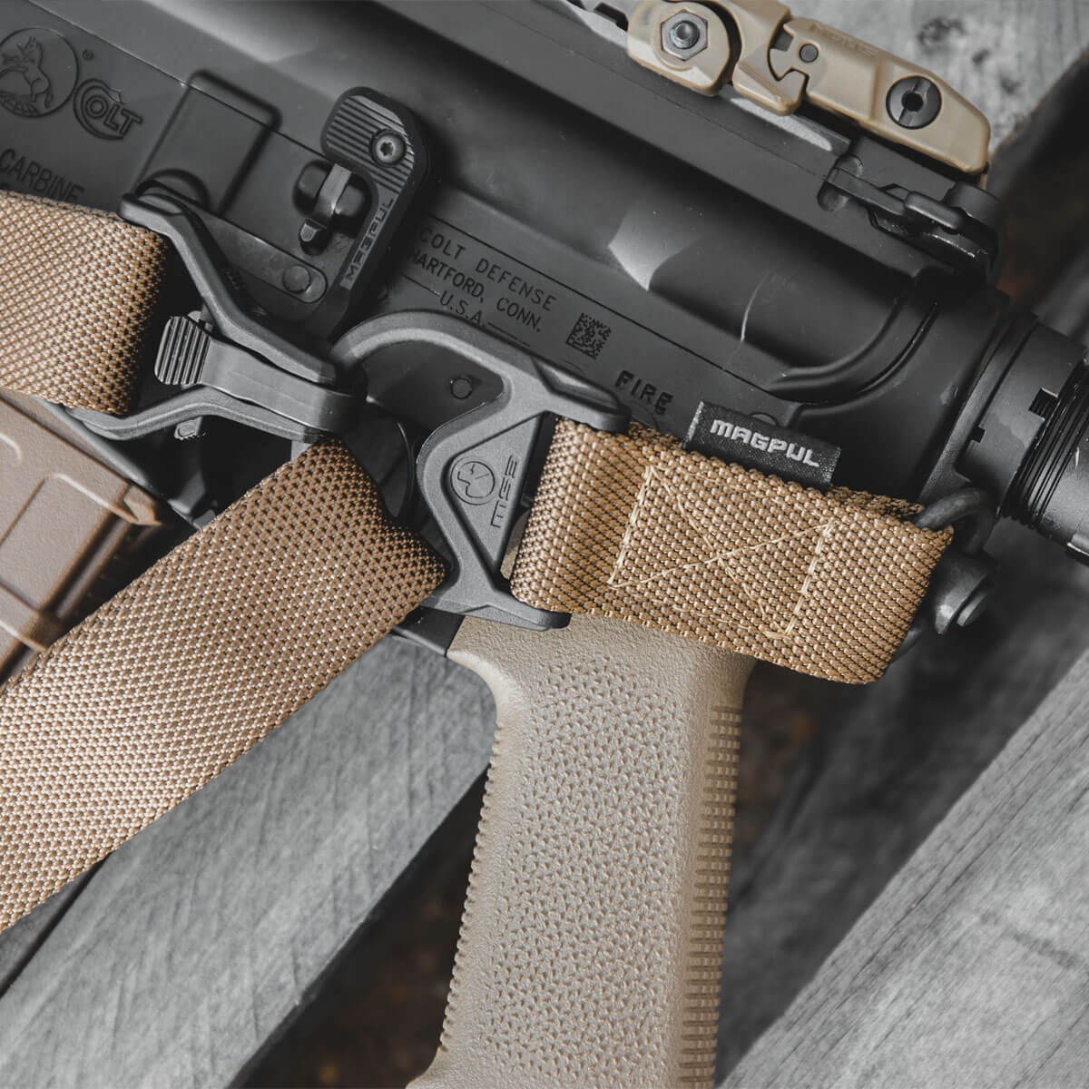 Magpul Popruh MS3 QD GEN2 - pieskový 5