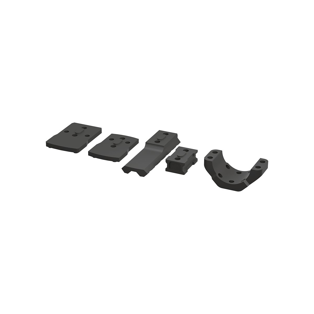 Vector X-ACCU montážny kit pre 30mm pre 4 dierové krúžky 3