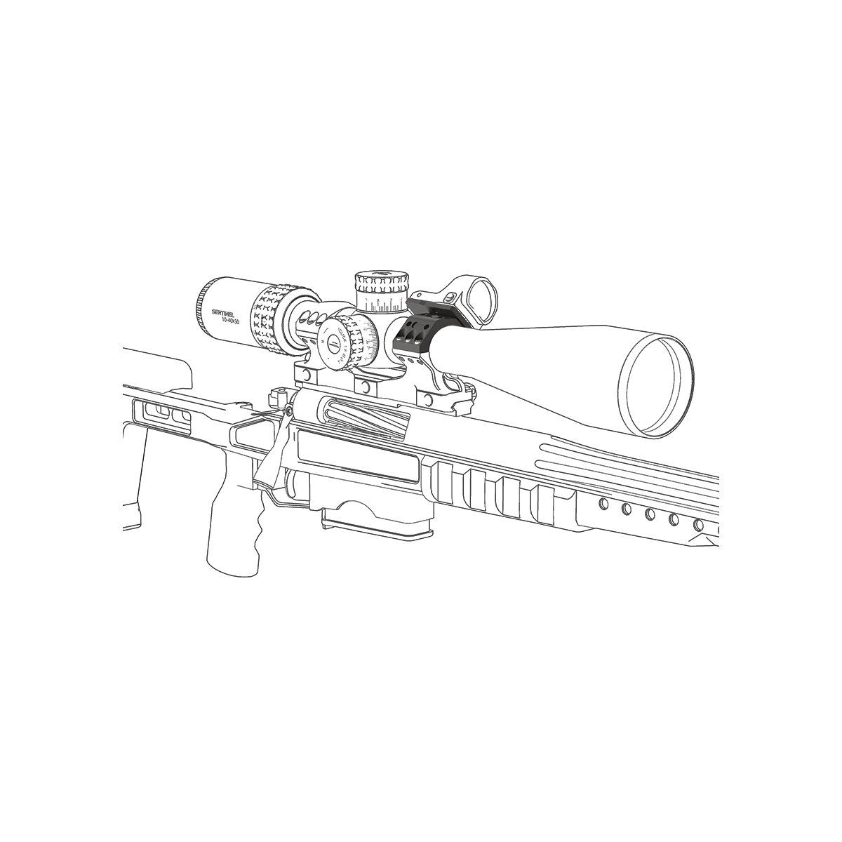 Vector X-ACCU montážny kit pre 30mm 6