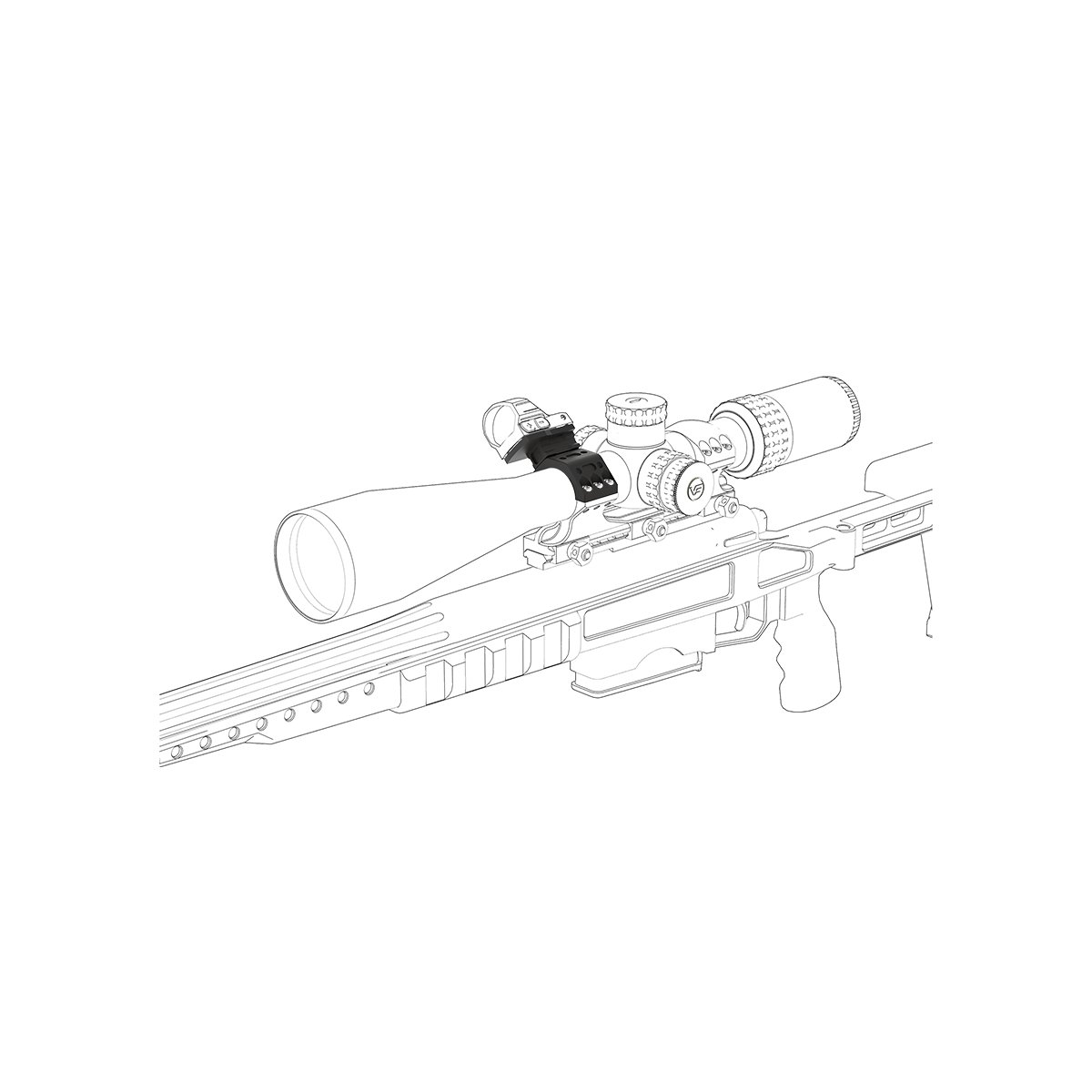 Vector X-ACCU montážny kit pre 30mm 8