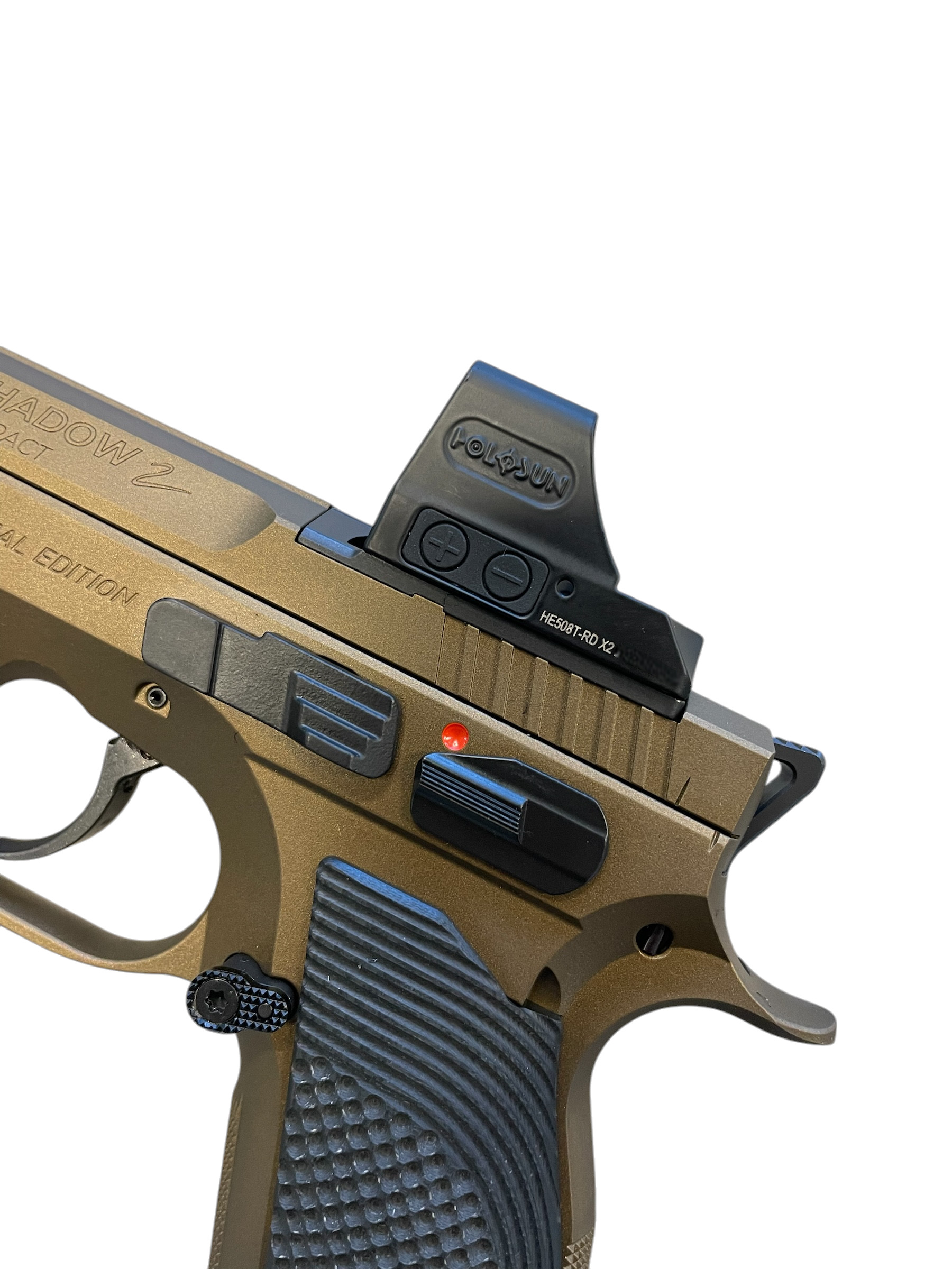 CZ Shadow 2 Compact OR Bronze set s kolimátorom, kal. 9x19mm 3