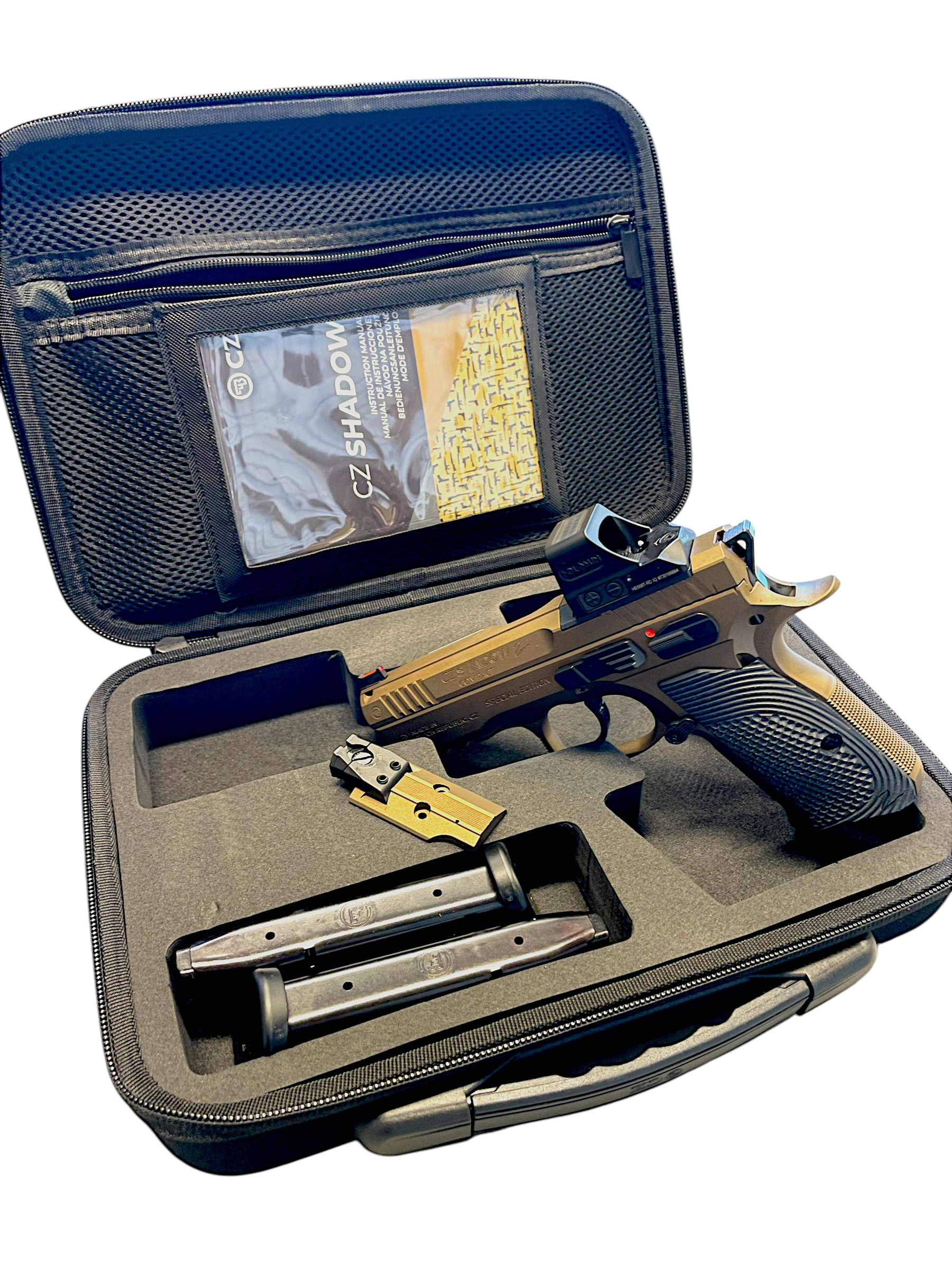 CZ Shadow 2 Compact OR Bronze set s kolimátorom, kal. 9x19mm 4