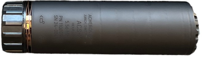 Acheron HexaLug Tlmič ACS-K 5,56mm HexaLug čierny