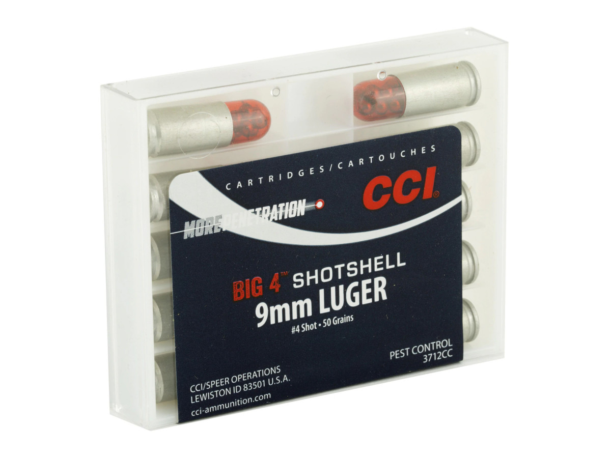 9mm Luger CCI Big4- brokové