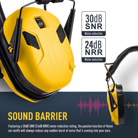 EARMOR M300X chrániče sluchu zelené 2