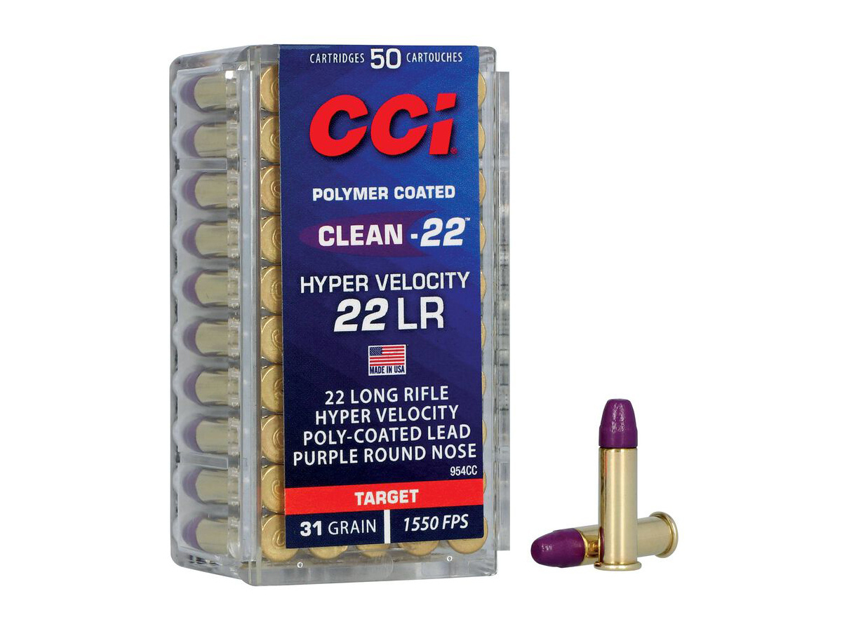 .22LR CCI Clean 31gr/2,00g HV Poly-Coated Red LRN