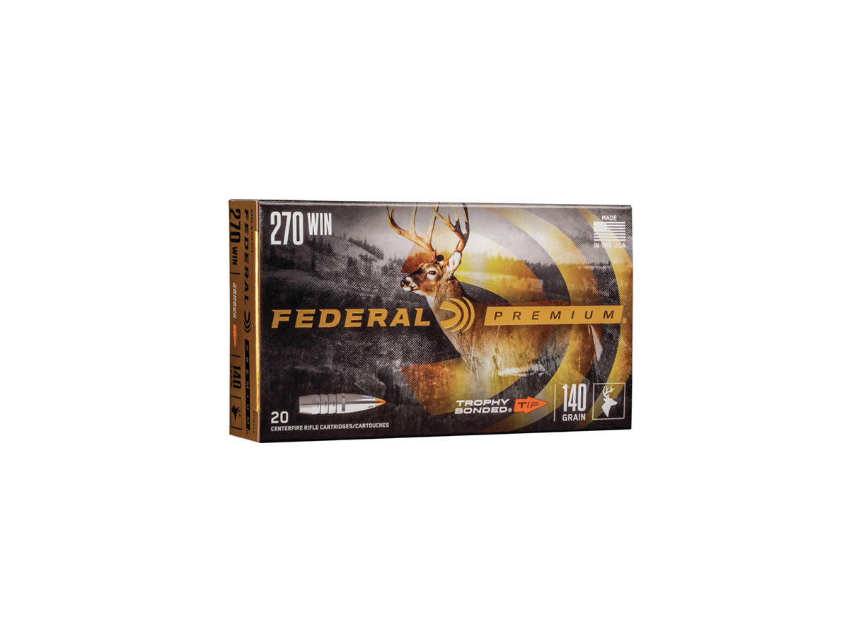 .270 Win Federal Premium Trophy Bonded Tip 140gr/9,07g