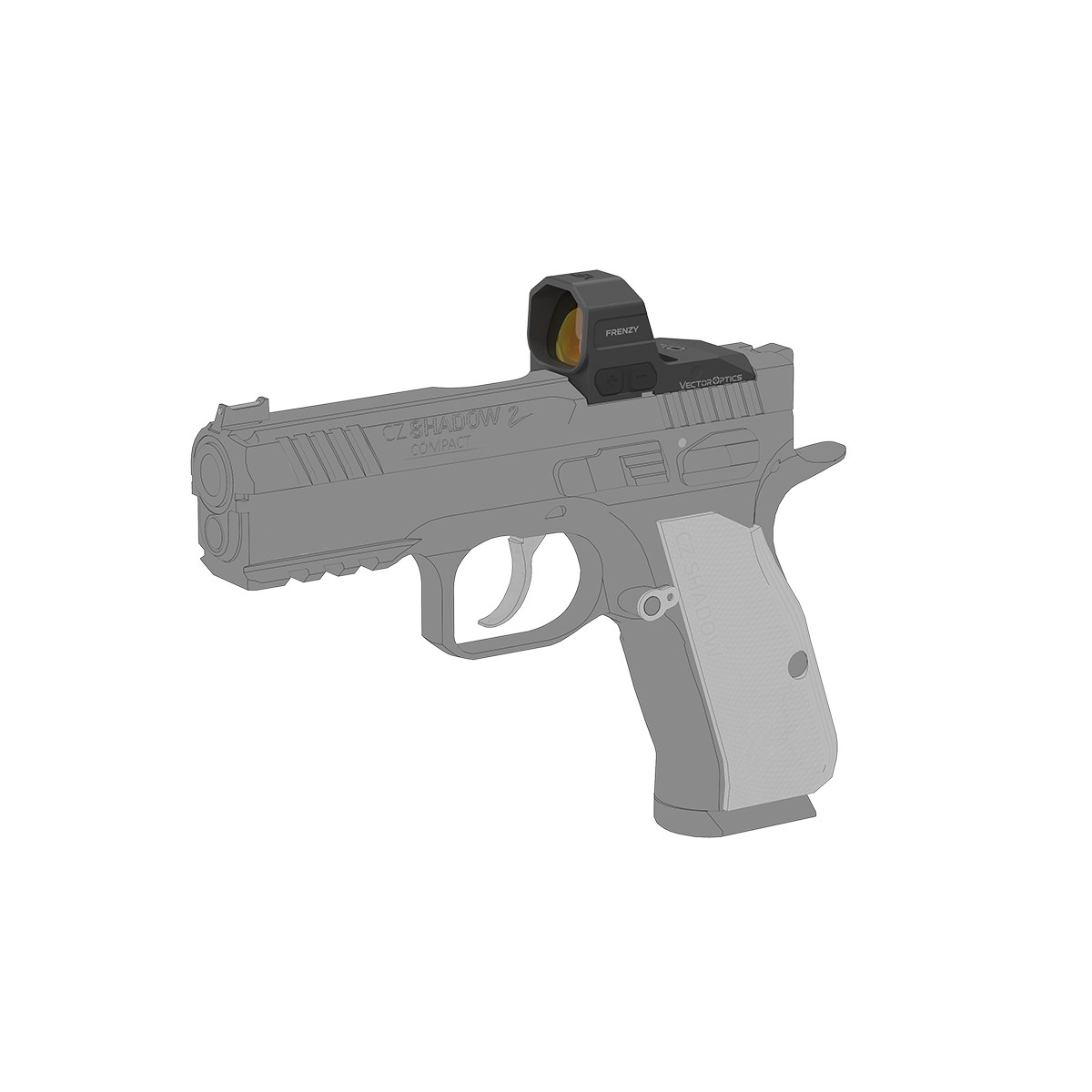 Kolimátor Vector Frenzy FA 1x20x24 CZ P-10 / Shadow 2 7