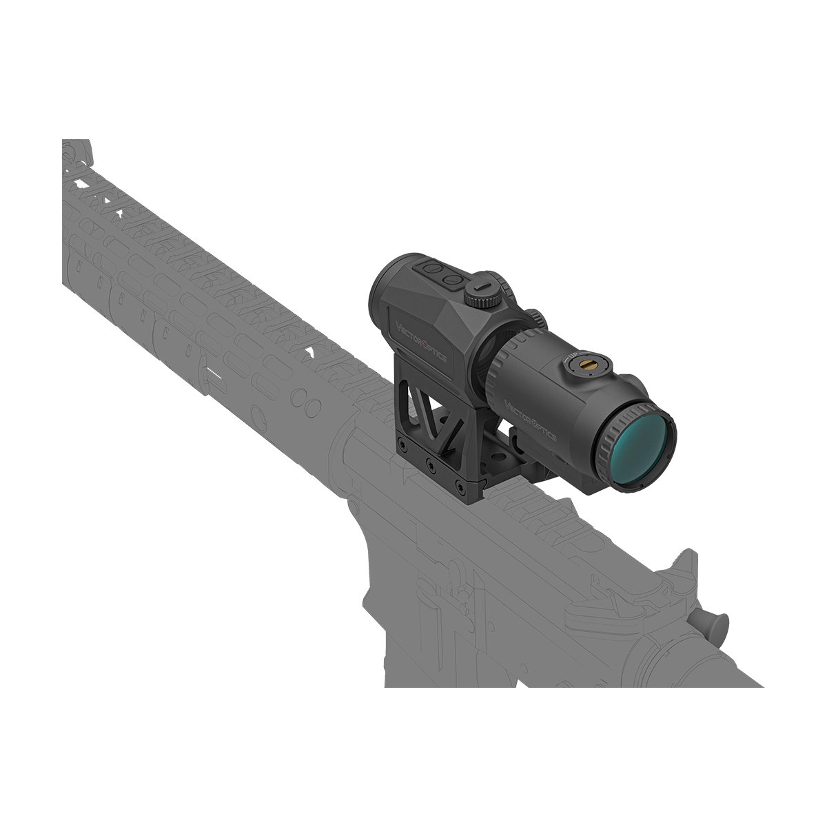 Kolimátor Vector Scrapper 1x25 + Magnifier kit 2