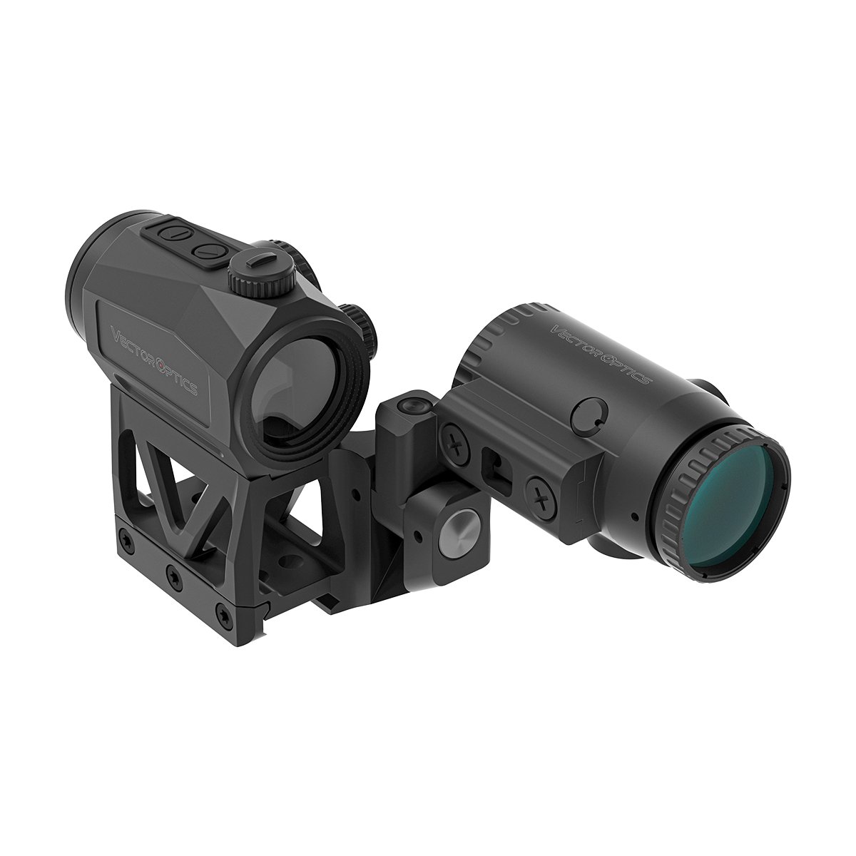 Kolimátor Vector Scrapper 1x25 + Magnifier kit 5