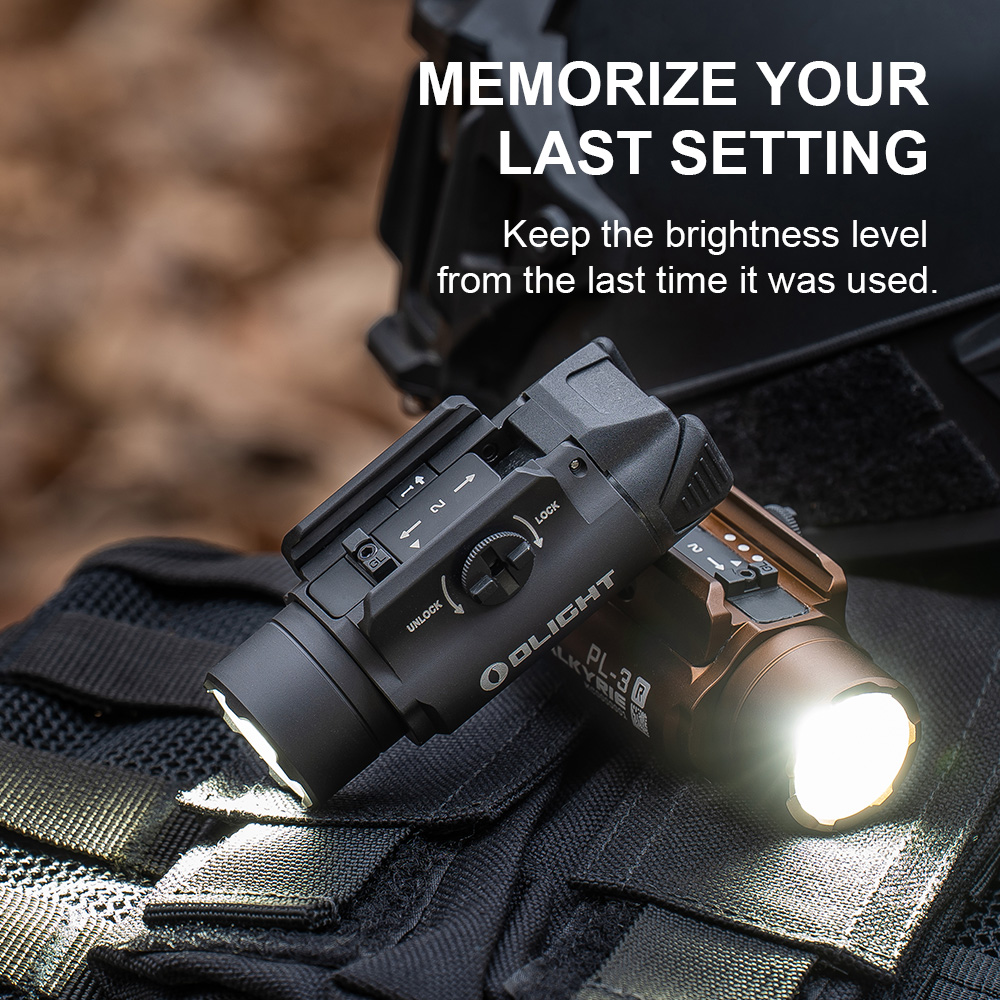 Olight PL-3R Valkyrie svietidlo na zbraň 1500 lm 3