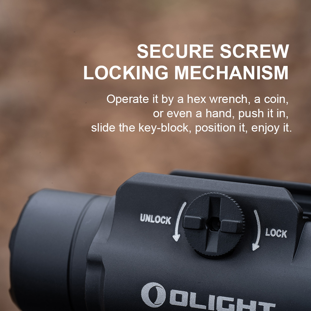 Olight PL-3R Valkyrie svietidlo na zbraň 1500 lm 5
