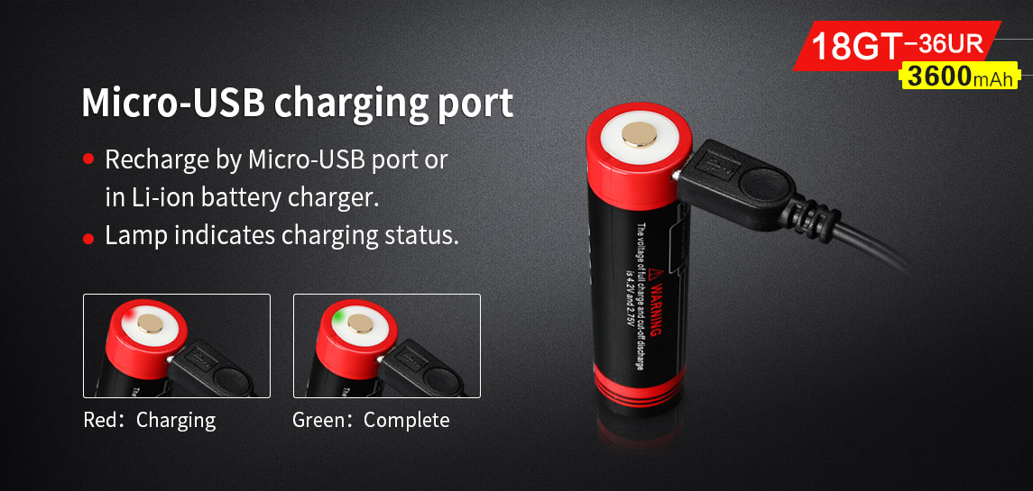KLARUS akumulátor 18650 3600mah 7