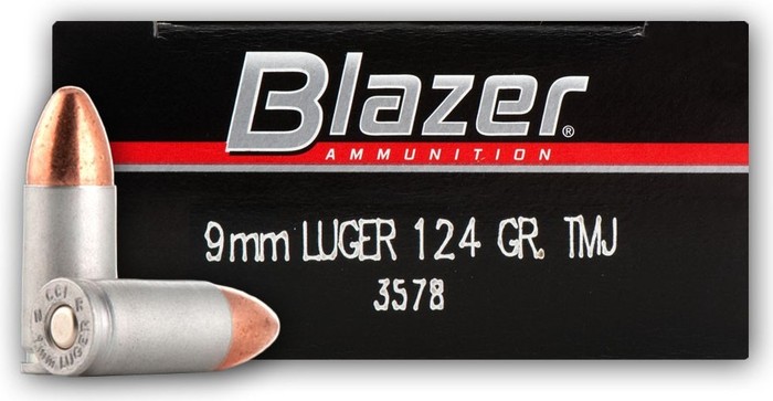 9mm Luger CCI Blazer 124gr/8,04g