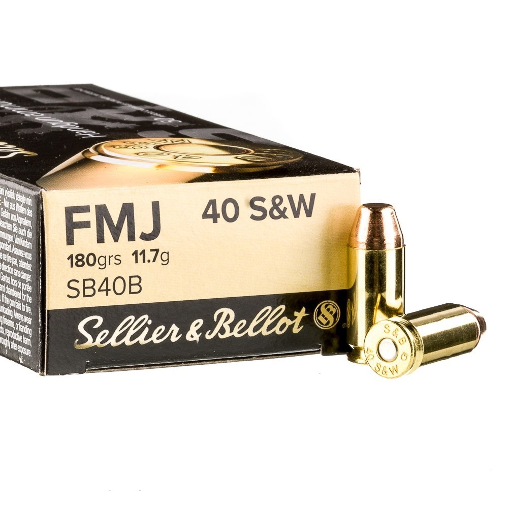 .40 S&amp;W S&amp;B FMJ 180gr/11,7g
