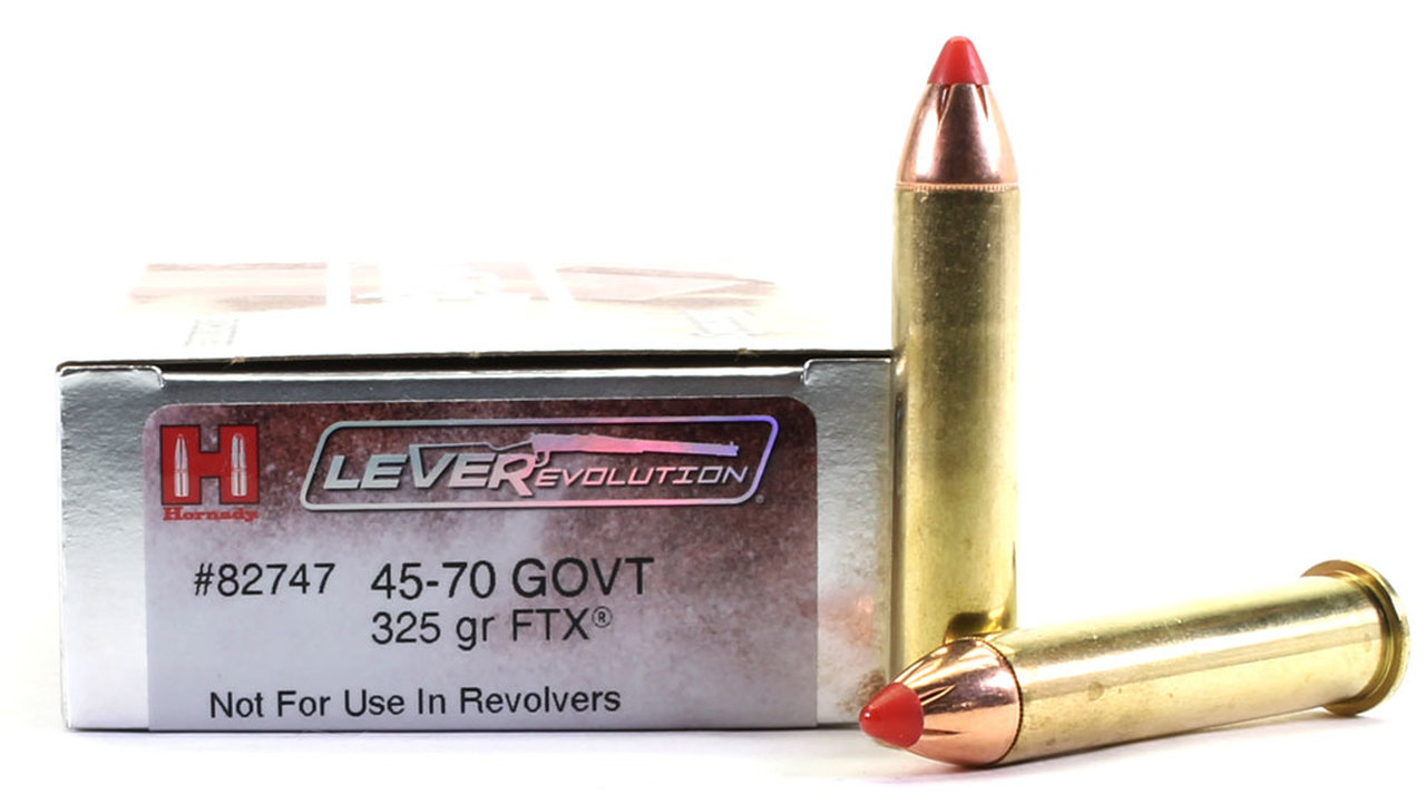 .45-70 Govt. Hornady LVR FTX 325gr