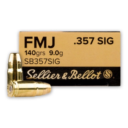 .357 Sig S&amp;B FMJ 140gr/9g