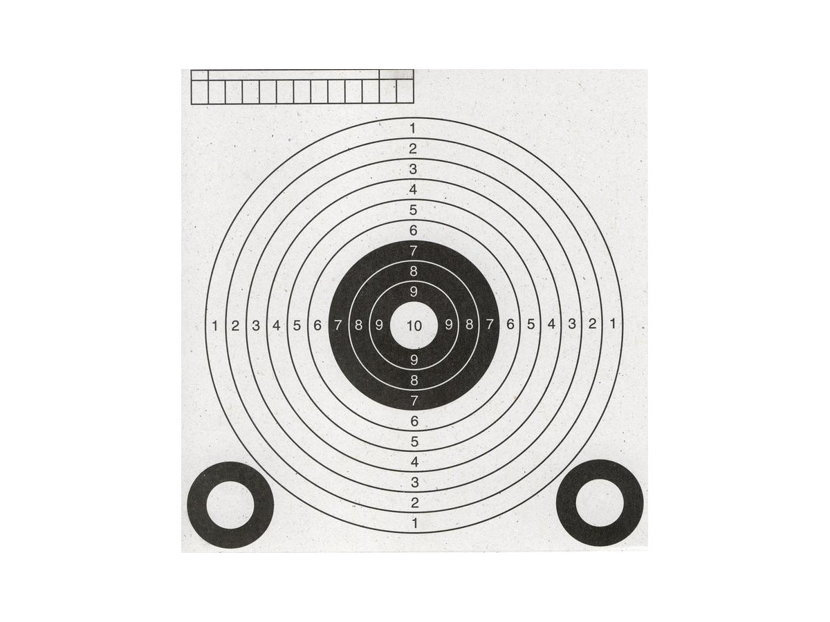Terč vzduchovkový 138x145mm, 1000ks 2