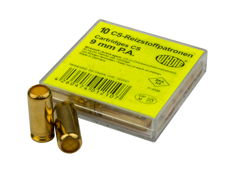 9mm P.A.K. Wadie CS - Dráždivé poplašné nábojky